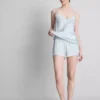 The Edit -silkkiseos-pyjamat-shortsit