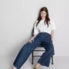 The Edit -suoralahkeiset puuvilladenimfarkut