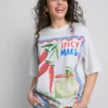 The Primark Scene | Oversized-mallinen puuvillainen Margarita-T-paita