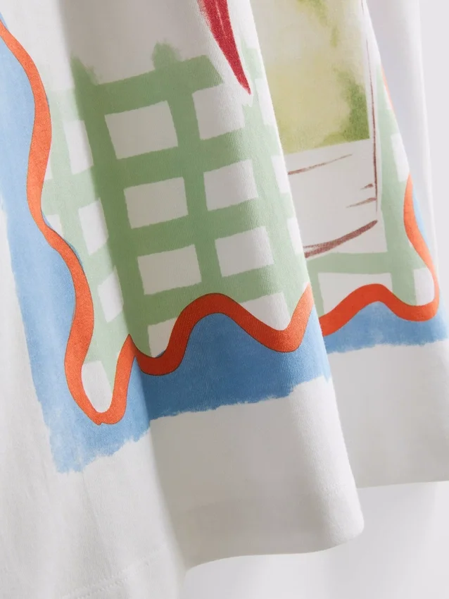 The Primark Scene | Oversized-mallinen puuvillainen Margarita-T-paita