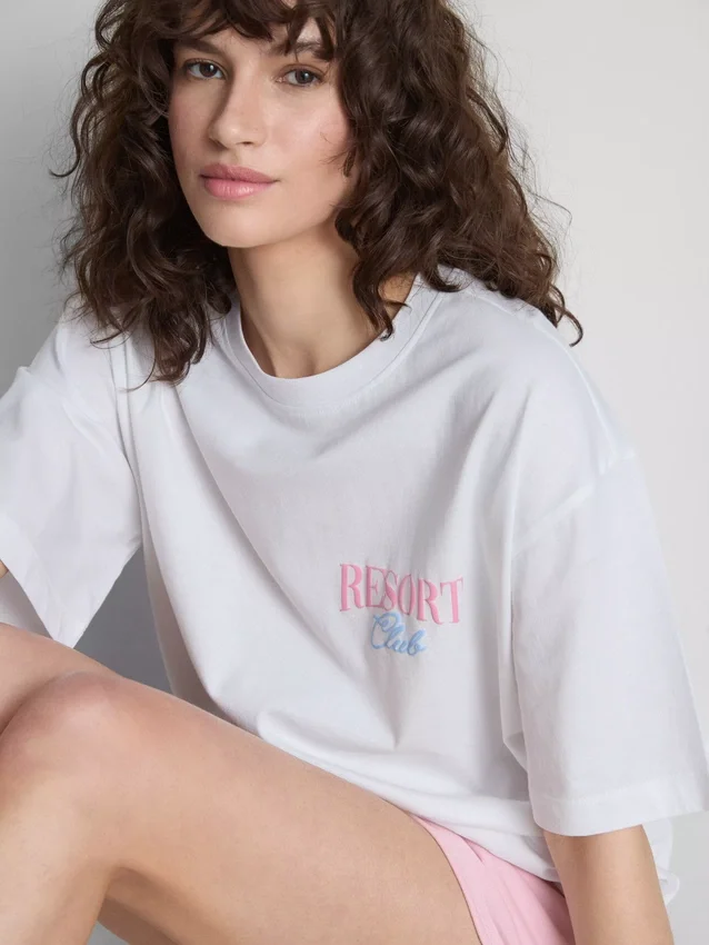 The Primark Scene | Oversized-puuvillainen lomapaita