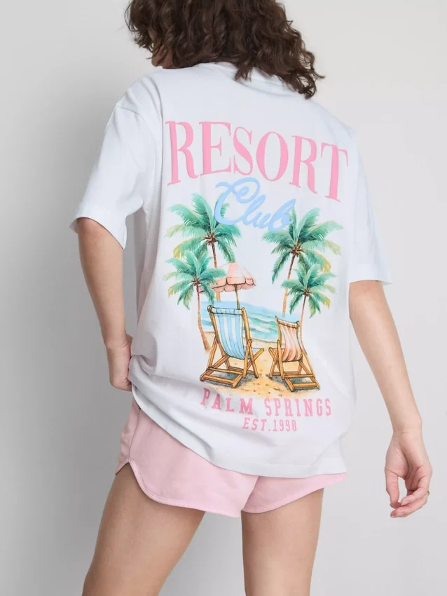 The Primark Scene | Oversized-puuvillainen lomapaita