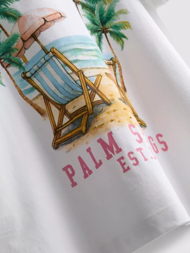 The Primark Scene | Oversized-puuvillainen lomapaita