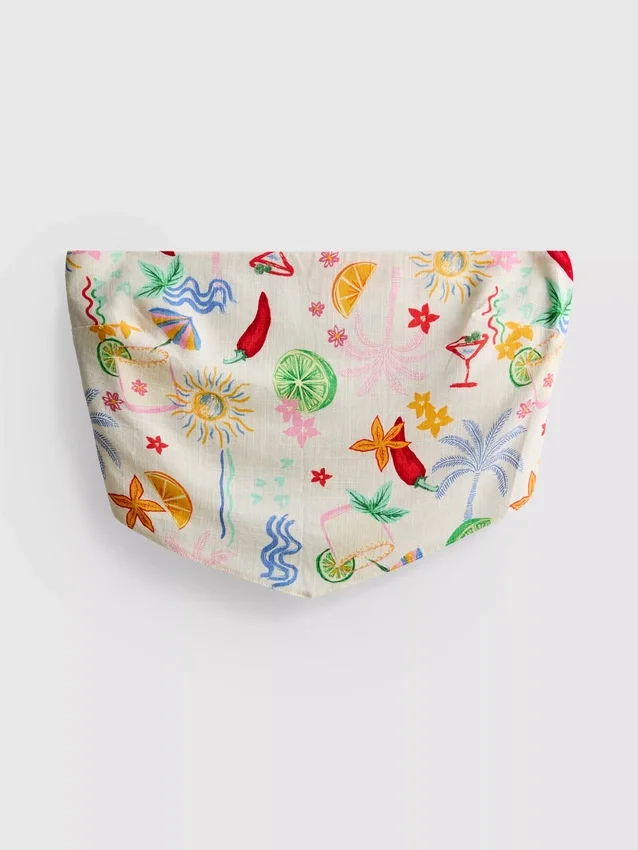 The Primark Scene | Painettu kaareva bandeau-toppi