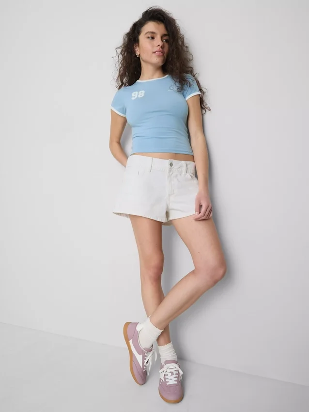 The Primark Scene | puuvilladenimiset mikroshortsit