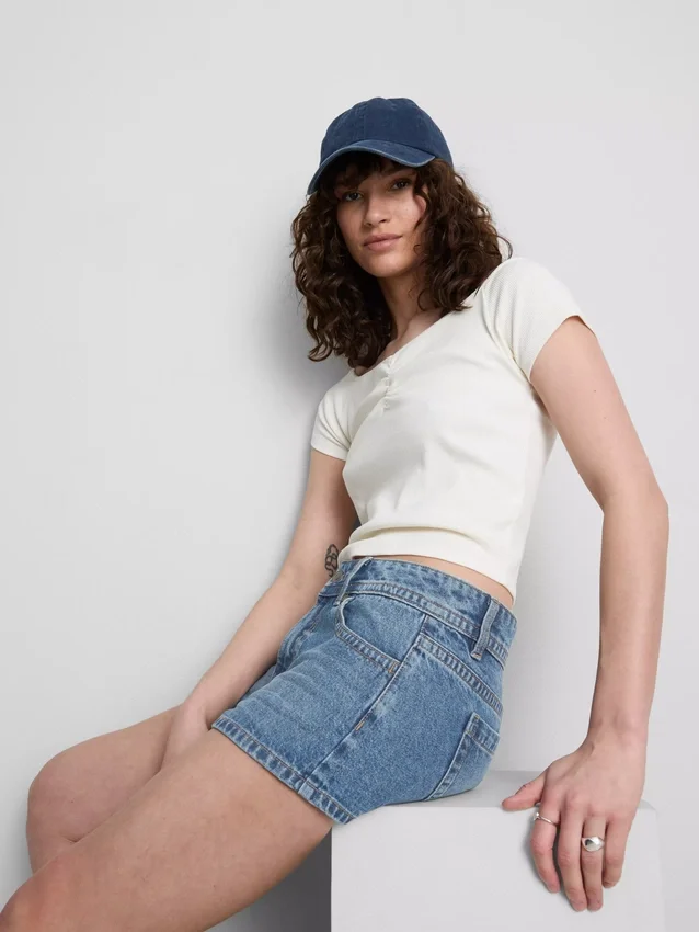 The Primark Scene | puuvilladenimiset mikroshortsit