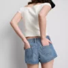 The Primark Scene | puuvilladenimiset mikroshortsit