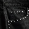 The Primark Scene | Puuvilladenimiset niittikoristellut shortsit