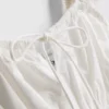 The Primark Scene | puuvillainen, silmukkakuvioinen, röyhelöinen lyhyt toppi