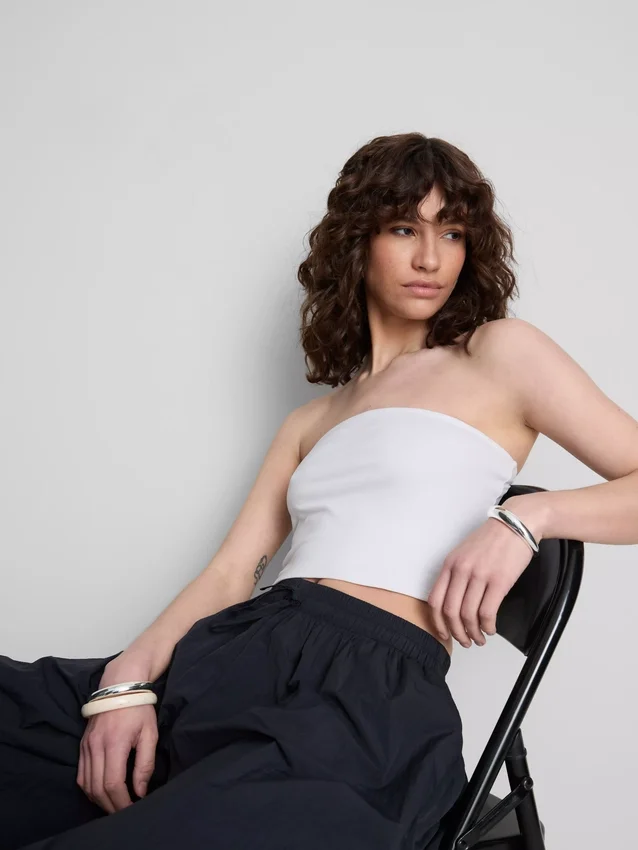The Primark Scene | puuvillapitoinen jersey-bandeau-toppi