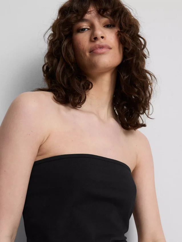 The Primark Scene | puuvillapitoinen jersey-bandeau-toppi