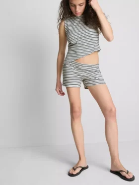 The Primark Scene | Puuvillapitoiset, istuvat raidalliset shortsit