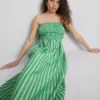 The Primark Scene | Rypytetty raidallinen bandeau-midimekko