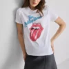 The Rolling Stones -puuvillainen graafinen t-paita