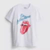The Rolling Stones -puuvillainen graafinen t-paita
