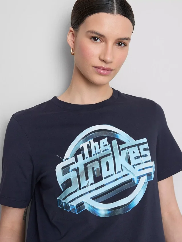 The Strokes -grafiikkat-kauluspaita