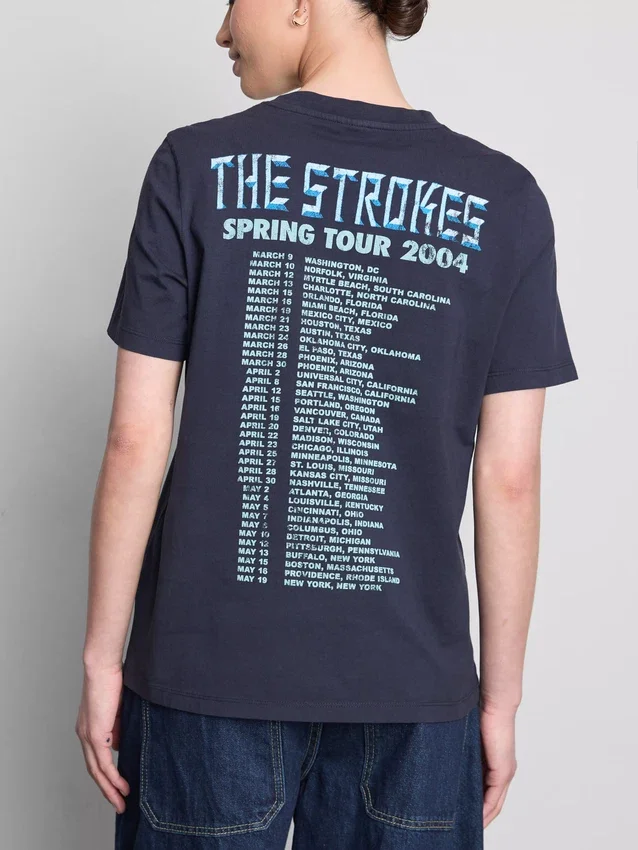 The Strokes -grafiikkat-kauluspaita