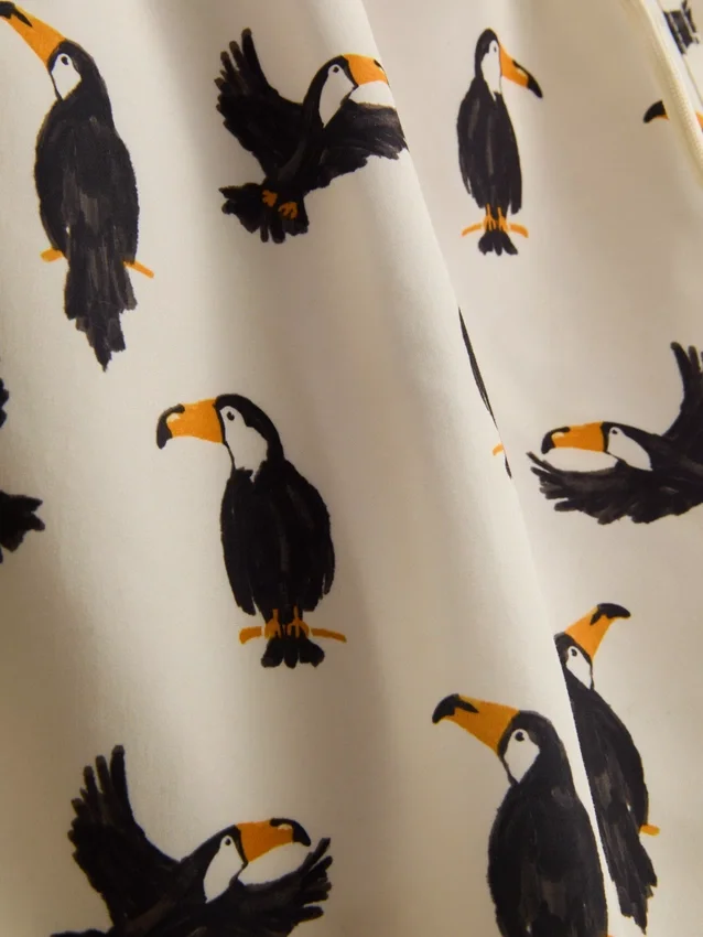 Toucan-shortsit, joissa on kiristysnauha vyötäröllä