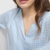 Twill-kangasta valmistetut boyfriend-pyjamat