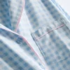 Twill-kangasta valmistetut boyfriend-pyjamat