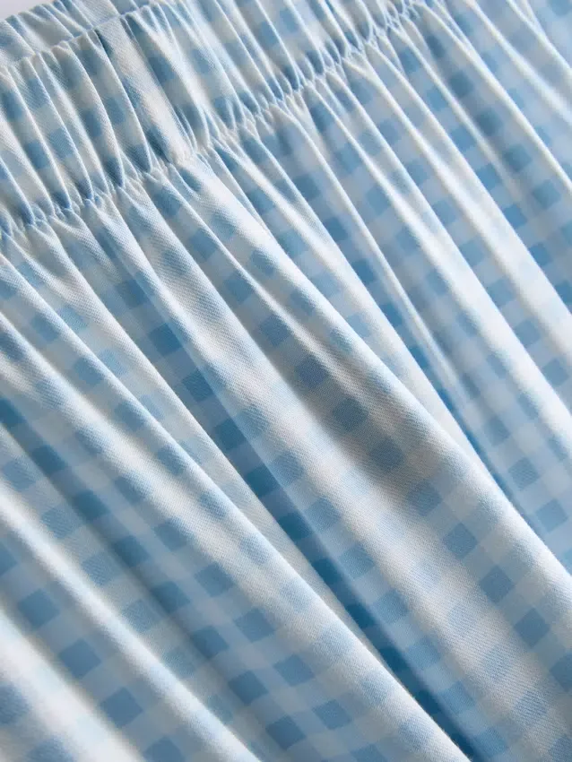 Twill-kangasta valmistetut boyfriend-pyjamat