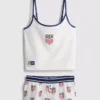 USA FC puuvillapitoiset cami-shorty-pyjamat