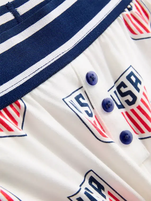 USA FC puuvillapitoiset cami-shorty-pyjamat