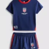 USA-jalkapallo-lyhyet pyjamat