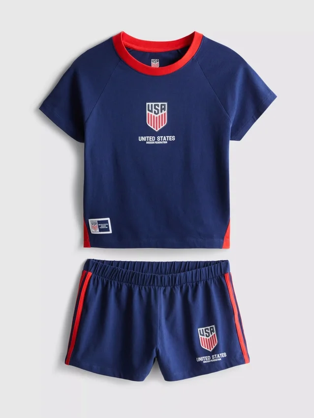 USA-jalkapallo-lyhyet pyjamat