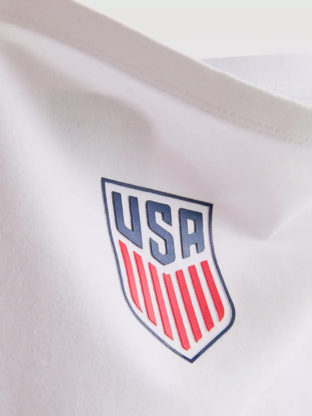USA Soccer -bandeau-toppi, jossa on runsaasti puuvillaa