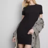 Uurrettu bodycon-minit-kauluspaitamekko