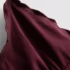 V-kaula-aukkoinen babydoll-top
