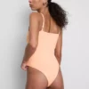 V-kaula-aukkoinen olkaimellinen bodysuit