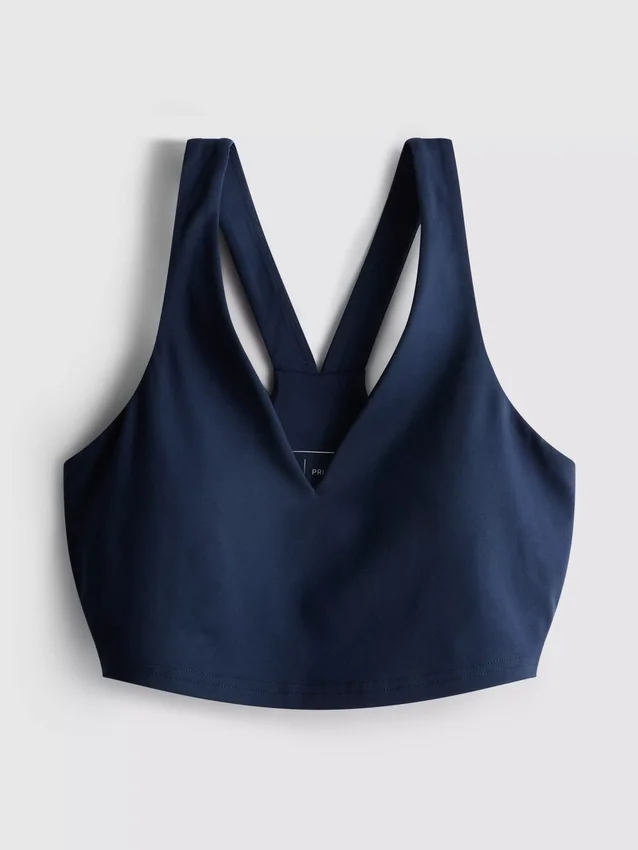 V-kaula-aukkoinen Racer Active -croptop