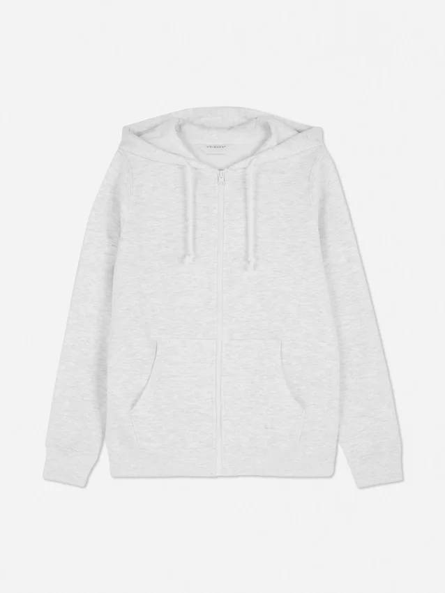 Välttämätön vetoketjullinen huppari