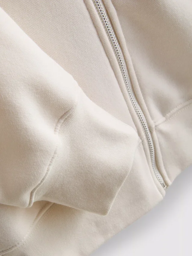 Välttämätön vetoketjullinen huppari