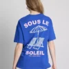 Ylisuuri Soleil-kuvioinen t-paita