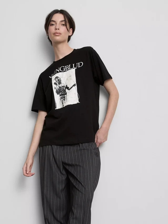Yungblud-lyhythihainen graafinen t-shortsi